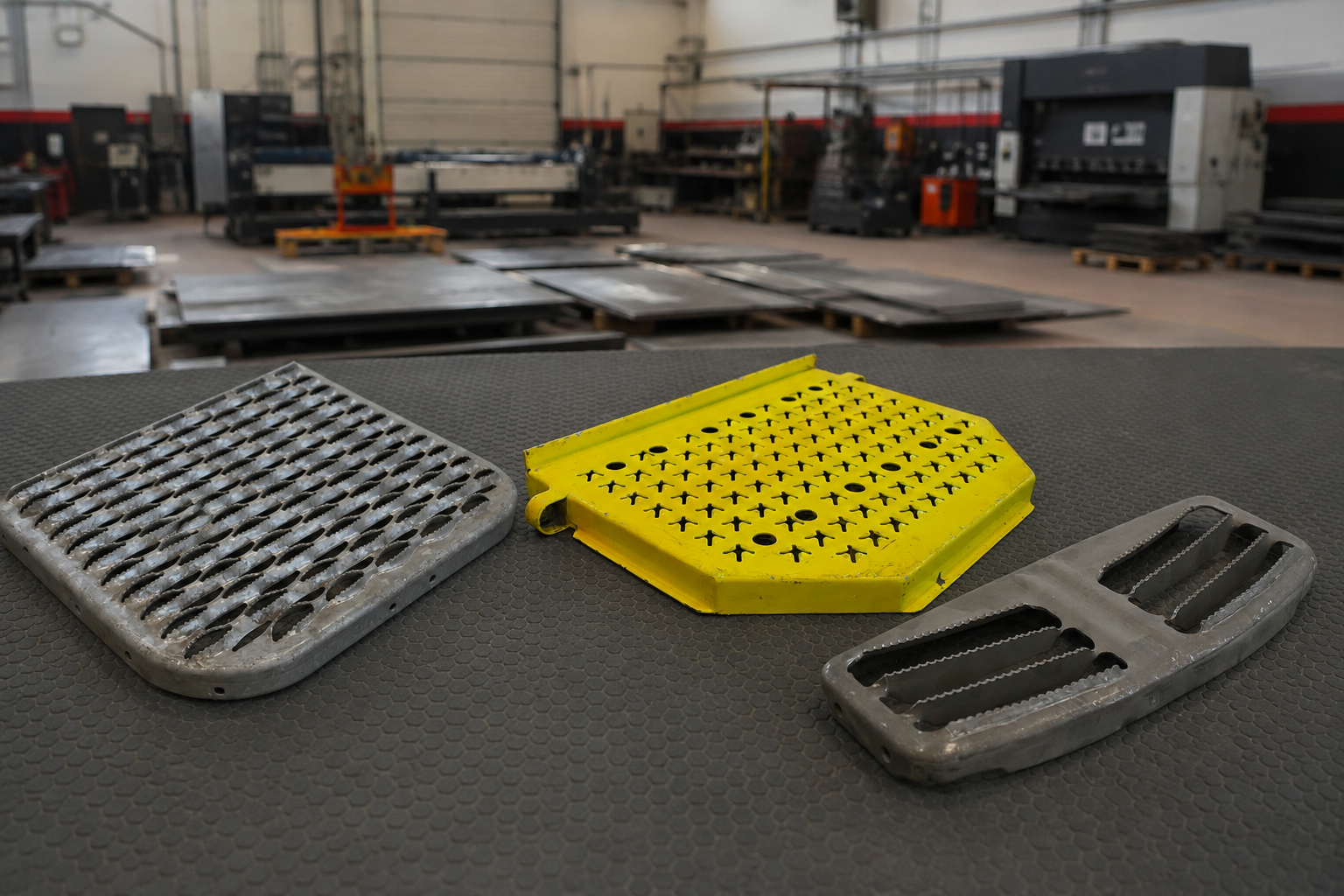 Rubitek CNC abkant büküm ile üretilmiş bitmiş metal parçalar