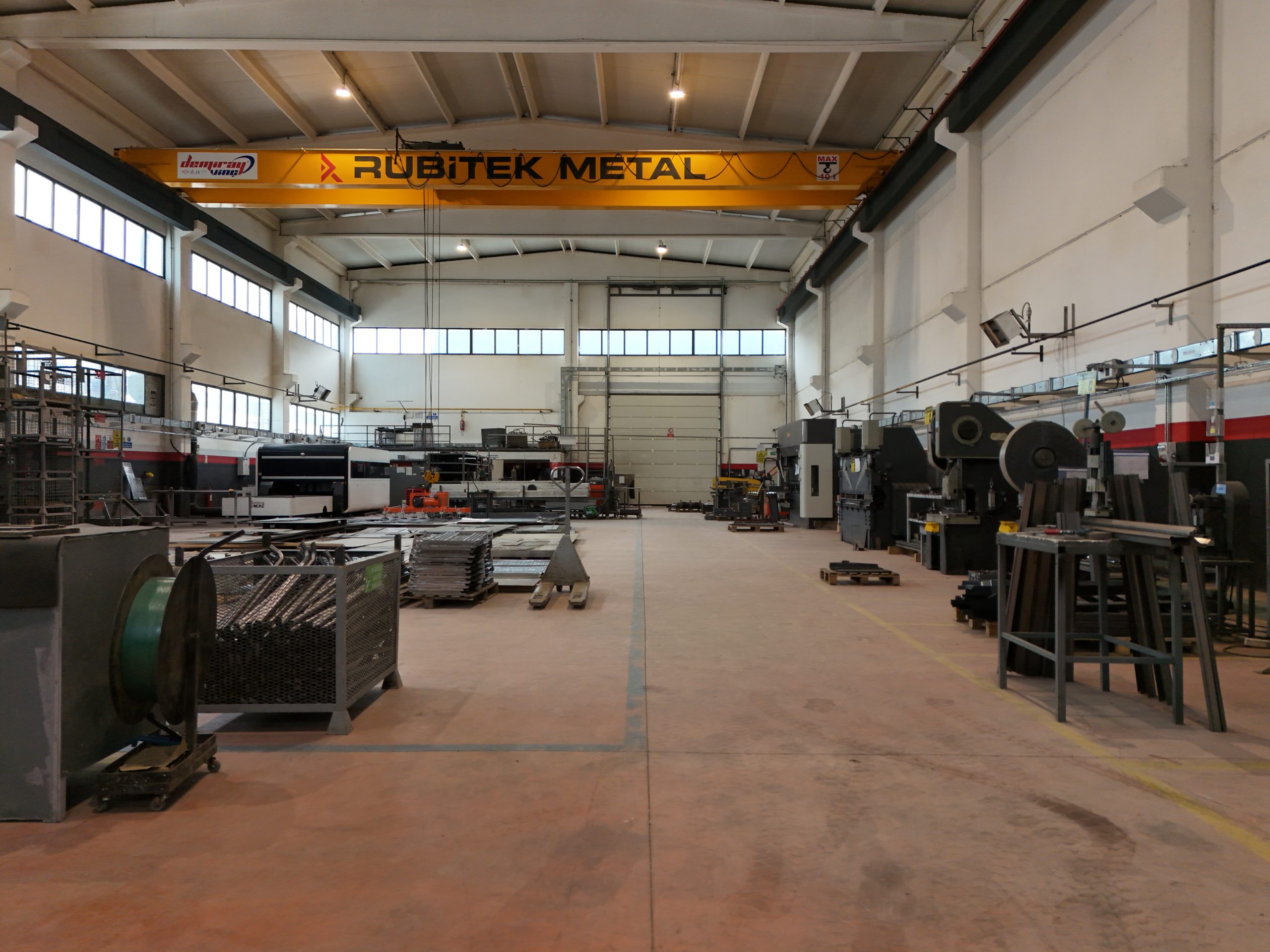 Rubitek Metal üretim tesisi iç görünümü