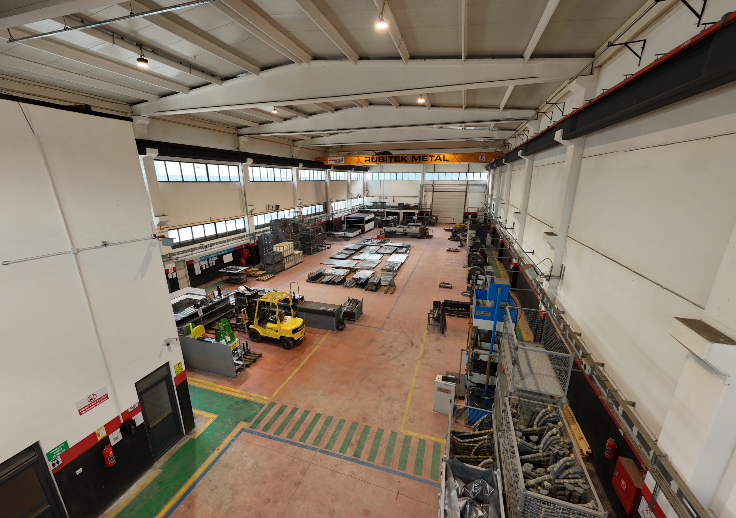 Rubitek Metal fabrika üretim alanı